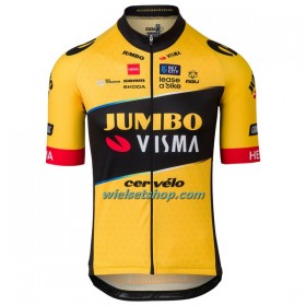 Wielershirt 2023 Team Jumbo-Visma - Geel Zwart